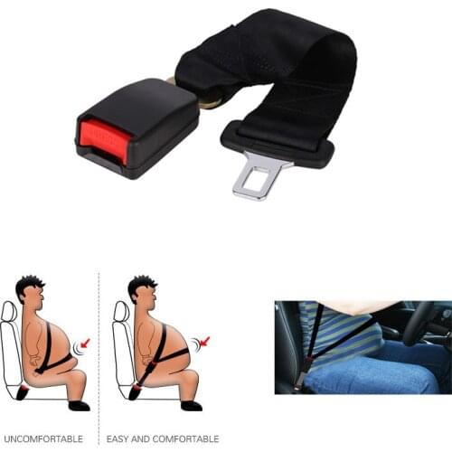 36cm Car Seat Belt Extender Cover Safety Belt Extension Plug Buckle Seat Belt Clip Extender Cover Auto For Pregnancy Fatty
