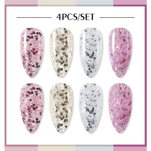 Arte Clavo Gel Nail Polish Kit 4Pcs/Set Fast Shipping Soak Off UV LED 15ml Gel Varnish Hybrid All For Manicure Nail Art Gellak