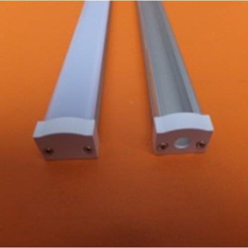 Free Shipping 70M/Lot LED Aluminum Channel with Milky/Transparent Cover,2M Per Piece Aluminum Profile Tape Housing