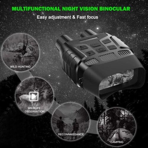 960p Night Vision Binoculars Photo&Video Camera Telescopes LED Ultra-large Screen FMC Large Objective Lens BKA4 HD for Hunting