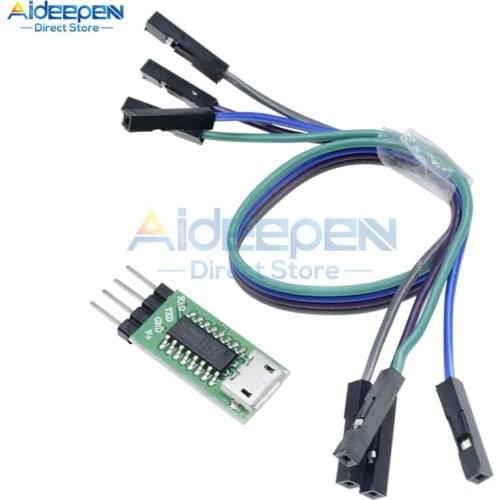 CH340C Micro USB to TTL Serial Port ISP Download Module 5V/3.3V 500mA Replace CH340G CH340T For STM32 51 With Lines In Stock