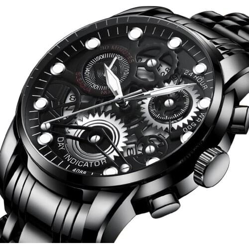 Top Brand Luxury Mens Quartz Watch Fashion Casual Business Watches for Men Date Steel Waterproof Wristwatch Relogio Masculino