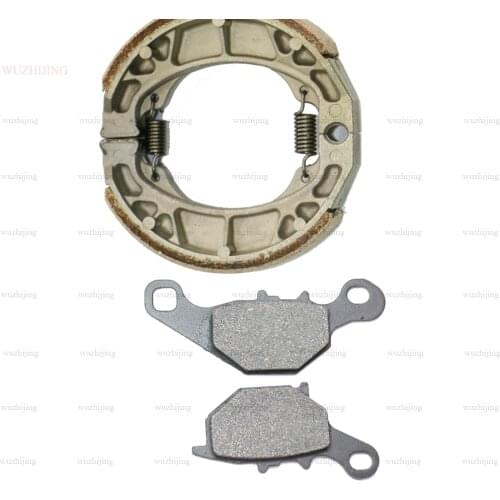 Disc Brake Pads Shoe Drum set for SUZUKI TR 50 TR50 SW Street Magic 1998 - 2008 2007 2006 2005 2004 2003 2002 2001 2000 1999