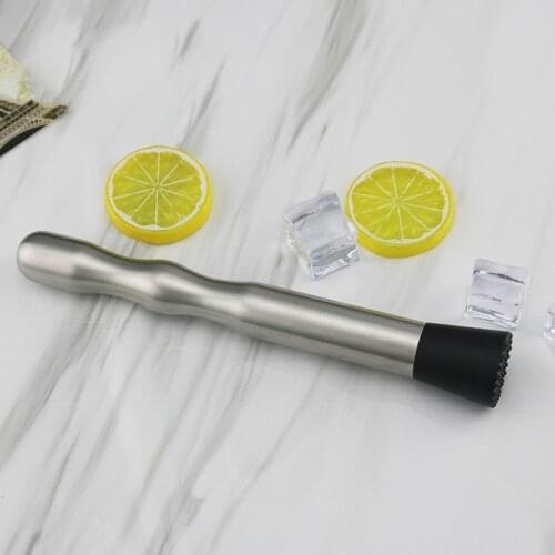 Home Kitchen Stainless Steel Broken Popsicle Bar Bartender Broken Popsicle Plastic PP Masher Lemon Hammer Bar Tools