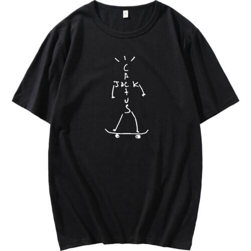 Travis Scott Astroworld Wish You Were Here Print Short Sleeve Harajuku Letter T-shirt Man Women Fashion Oversized Loose Tshirt