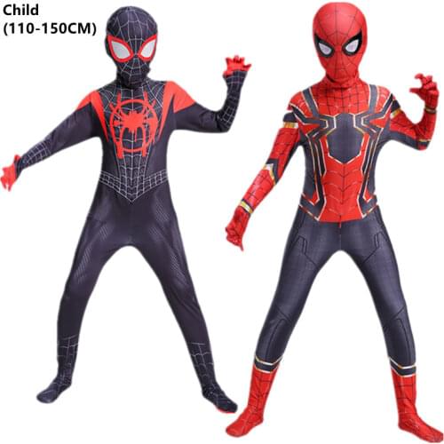 Halloween Superhero Miles Spiderman Cosplay Party Carnival Adult Children Carnival Party Carnival Costume