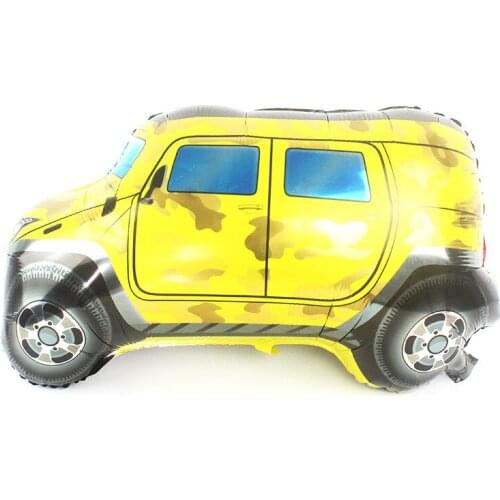 Toy balloons Jeep pickup truck modeling balloons childrens birthday party toys lift off aluminum foil balloons wholesale