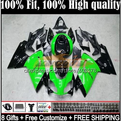 Injection For Aprilia RS-125 RS 125 RS4 54CL.24 RSV125 2006 2007 2008 2009 2010 2011 RS125 06 07 08 09 11 Fairings Green black