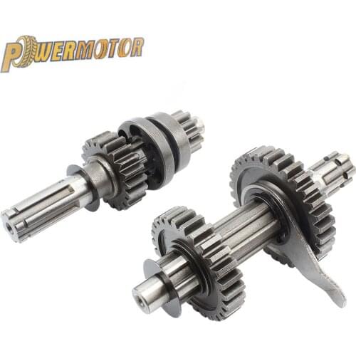 Reverse Gears Main Countershaft Transmission Gear Box Main Counter Shaft Fit For 50cc-110cc 1+1 Reverse Gears Engines