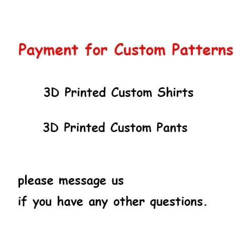 Custom 3 Digital Printing and Sewing Shirts and Pants from Your Pattern Design Files Custom Cosplay Costumes