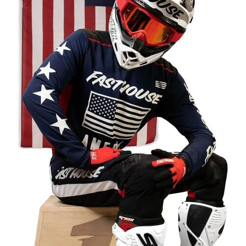 Custom race jersey 2021 DH Mens shirts MX MTB jersey Breathable Long sleeve cycling jersey Moto Motocross riding clothing