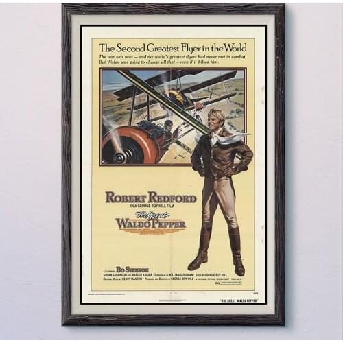 N511 THE SECOND GREATEST FLYER IN THE WORLD Vintage Classic Movie Wall Silk Cloth HD Poster Art Home Decoration Gift