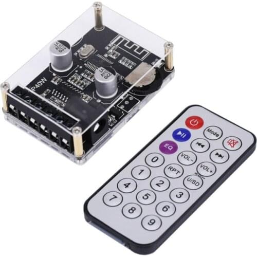 SOTAMIA Mini Bluetooth Amplifer Board 40Wx2 Stereo Digital Power Amplifier Bluetooth 5.0 Audio Receiver For MP3 Speaker Amp DIY