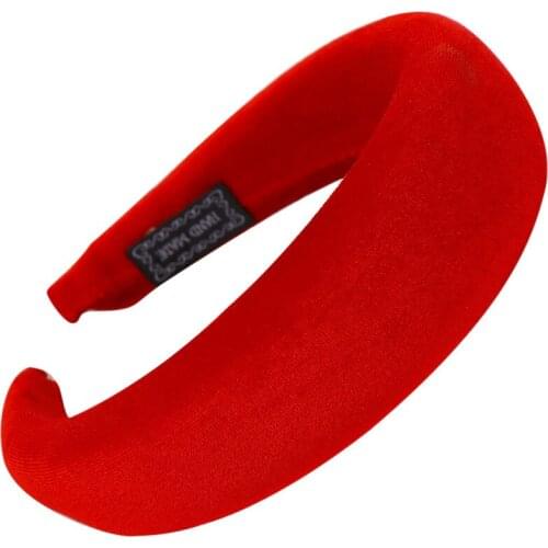 Foam Sponge Girls Headband Fashion Velvet Colorful Simple Women Hair Head Internet Celebrity Ins Elegant Sweet Girls Headband