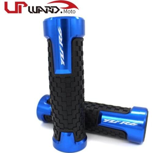 7/8" 22mm For yamaha YZF R6 1999 2000 2001 2002-2013 2014 2015 2016 2017 2018 2019 Motorcycle Handle Grips Racing Handlebar Grip