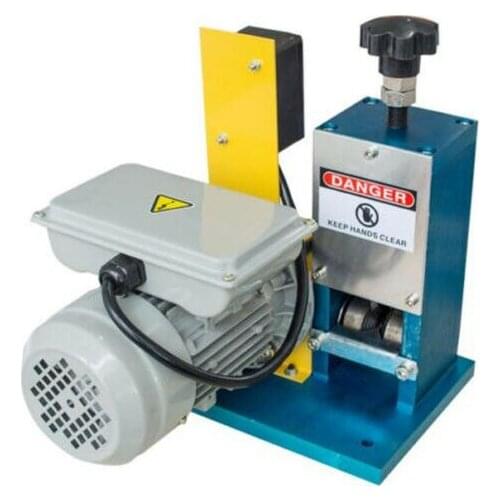 CE 0.18kw 0.06" -1" Powered Wire Stripping Machine Motorized Cable Stripper