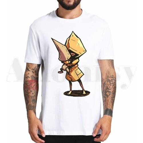 Limited Little Nightmares Six Maw Creepy Horror Tshirt Hip Hop Girl Print Top Tees Harajuku Tshirts Fashion Summer T-shirt