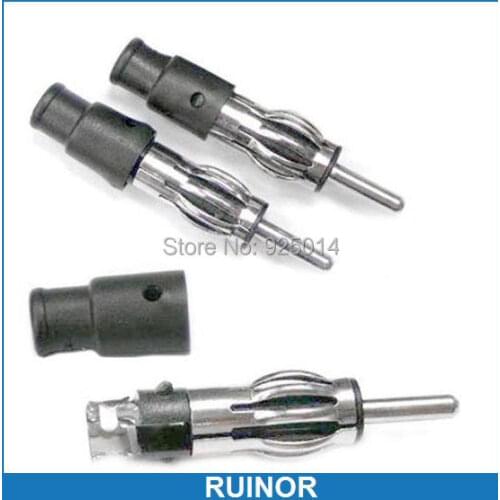10 Set male car radio antenna plug connectors Cable Soldering iron