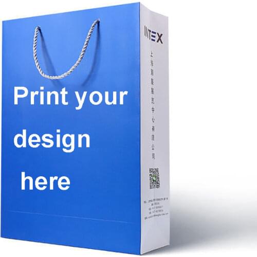 100PCS/lot) Personized custom logo gift bag paper