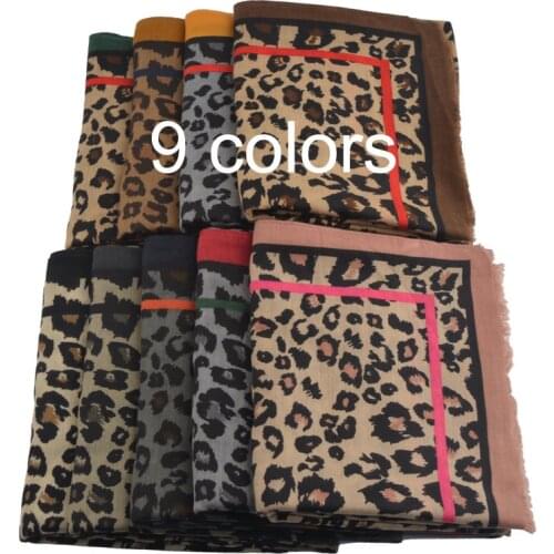 2019 Autumn Winter animal print leopardo,stripe scarf,Print Neckerchief,leopard print scarf,Luxury Brand Foulards Muslim Hijab