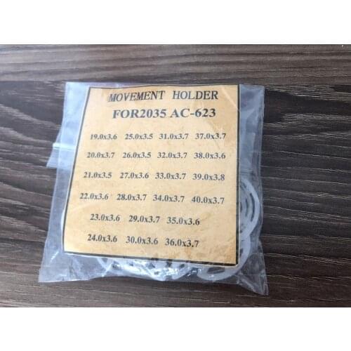 Free Shipping 22pcs 2035 Plastic Watch Case Movement Ring for Watch Repair