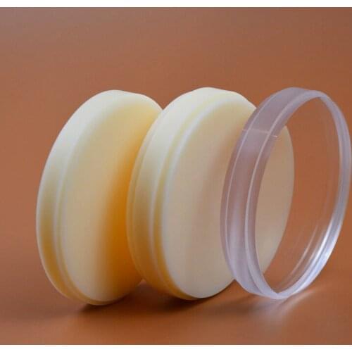 5 Pieces OD98x25mm Denture Material Dental PMMA Blocks for Temporary Crowns & Bridges A1/A2/A3/A0/Clear with Matte/Pink Color