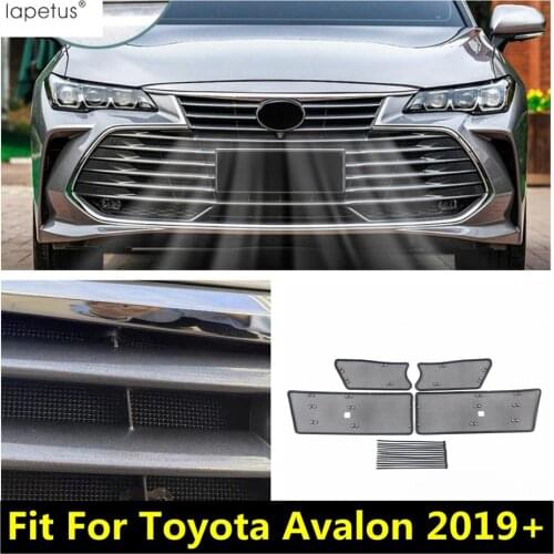 Lapetus Accessories Front Grille Insect Net Screening Insert Mesh Decoration Cover Trim For Toyota Avalon 2019 2020 2021