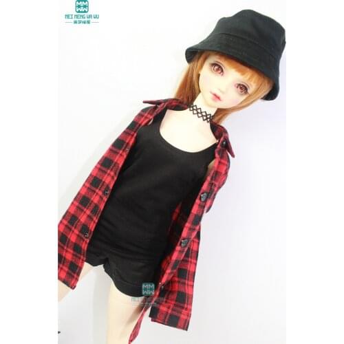 1/3 BJD accessories doll clothes fashion Leisure print vest T-shirt for 57cm--60cm DD SD doll accessories