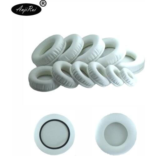 White protein skin memory cotton thickening 50MM-110MM headset sets sponge sets ear pads Headphone Pillow Replacement Earpiece