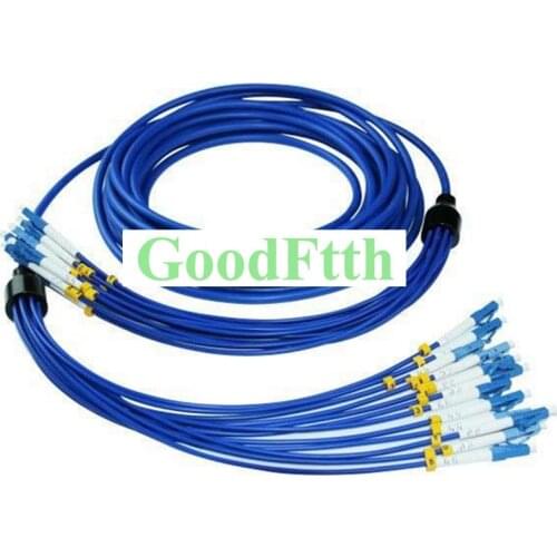Armoured armored Patch Cord Jumper LC-LC UPC LC/UPC-LC/UPC SM 12 Cores Fibers GoodFtth 3-25m