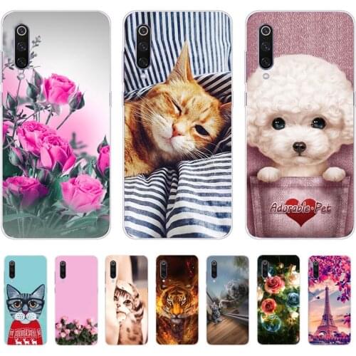 Cases For Xiaomi mi 9 Lite SE 9T Case Cover Soft Silicone TPU Printing Back Cover For Xiaomi mi 9 Lite mi9 SE 9T Pro Phone Case