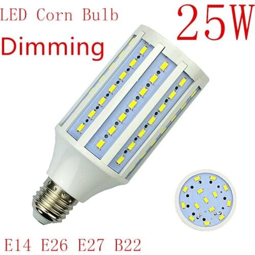 Dimming Light Bulb SMD5730 25W 84Leds Light Bulb B22 E26 E27 E14 LED Lamp LED Bulb 85-265V/AC Corn Bulb