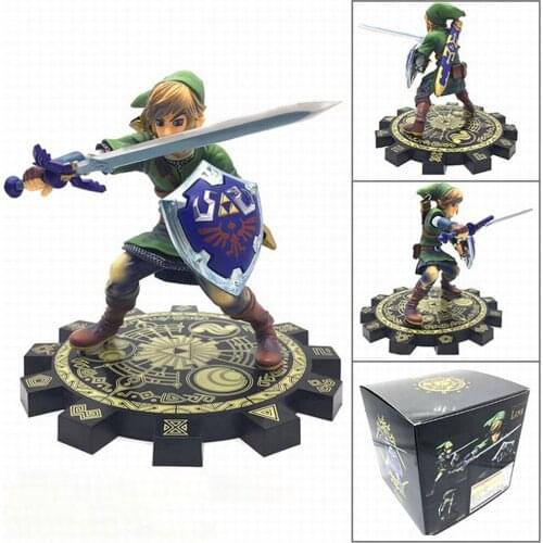 Action Zelda Figure Link Sword Anime Toys Model Doll Zelda Sword Figurine Collectible Juguetes PVC Collector Figma