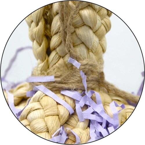 Rattan Parrot Shredder Toy Anti-biting Parrot Cage Foraging Toy Chewing Toy with Bell Parrots Toys Bird Accessories For Pet Toy