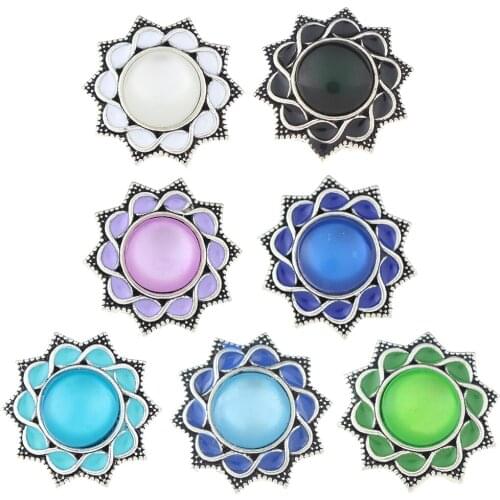 JaynaLee 18-20mm Metal Ginger Snap Button Fit Ginger Snaps Bracelets Jewelry for women men gifts GJS4735