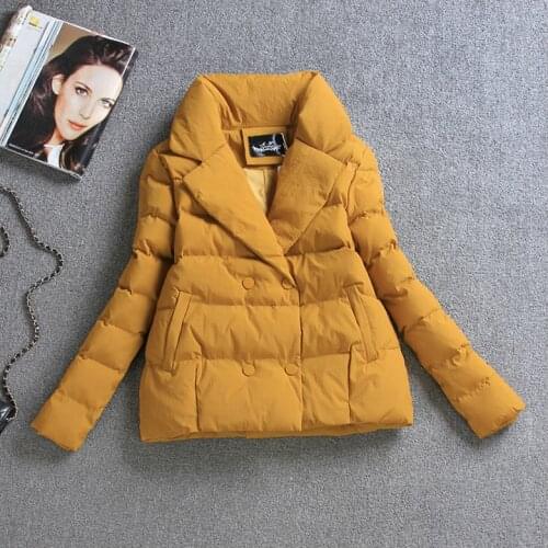 Short Winter Coat Women Parka Puffer Jacket Korean Autumn Padded Warm Jackets Coats Parkas Mujer 2020 8865 KJ3348