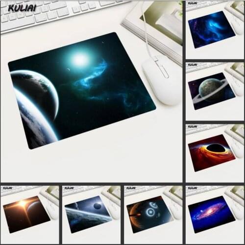 XGZ Universe Starry Sky 22x18 Mouse Pad Small Pads Family Laptop Gamer Rubber Mouse Mat MousePad Desk Gaming Mousepad Cup Mat