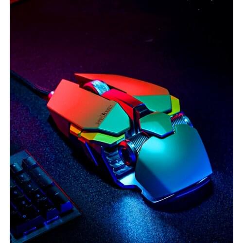 New LOFREE James donkey 850R Metal roller game Mouse blackish green 12000DPI RGB competitive gaming wired mouse