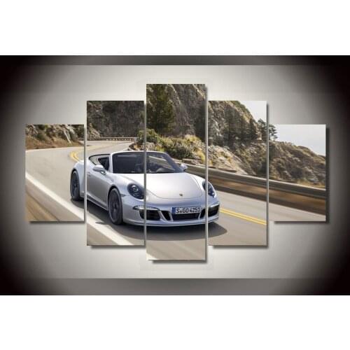 White car canvas wall poster Picture HD Canvas Print Painting Artwork Wall Art Canvas painting Wholesale