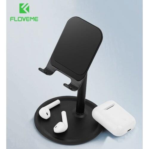 FLOVEME Desktop Phone Holder For iPhone 12 Mini Pro Max Universal Adjustable Desk Holder Stand For iPad Tablet Mobile Phone New
