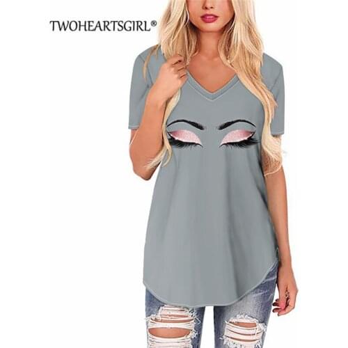 Женские однотонные футболки Twoheartsgirl China At AliExpress