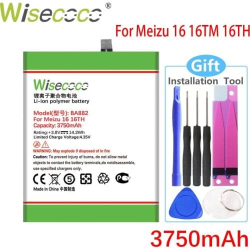 Wisecoco Meizu 16 Phone Batteries