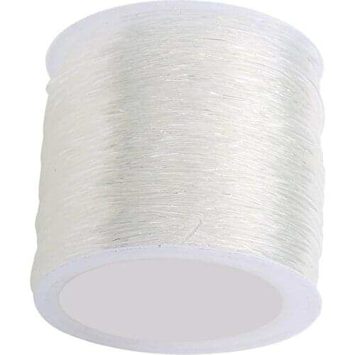 1 Roll of Elastic Jewelry Thread, Rubber Thread, Transparent Thread for Pearl Jewelry