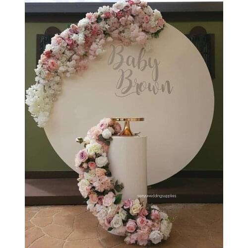 3pcs/set)different size Luxury White Acrylic Flower Wedding Backdrop Stand For Event Decoration senyu1588