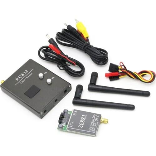 48Ch 5,8G 600mw 5km transmisor inalámbrico AV TS832 receptor RC832 para FPV multicóptero RC avión Quadcopter venta al por mayor