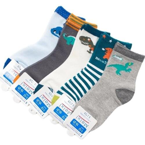 5pairs/lot 2021 New Spring Baby Socks 3-12 Years Baby Cotton Socks Boys Socks Children Cotton Socks