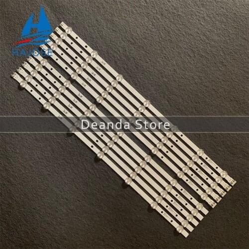 50pcs/kit LED strip for UE55H6273 UE55H6204 UE55H6203 UN55H6203 UN55H6103 UN55H6153 UN55J6200 D3GE-550SMA-R1/D3GE-550SMB-R0