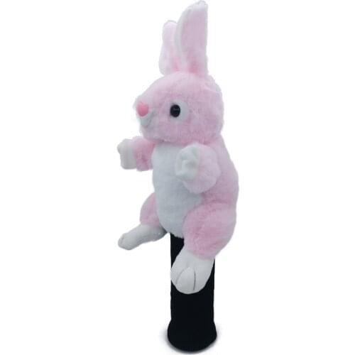 Rabbit Golf Head Cover Fairway Woods Headcover 3 Colors Animal Golf Accessories Mascot Novelty Cute Gift