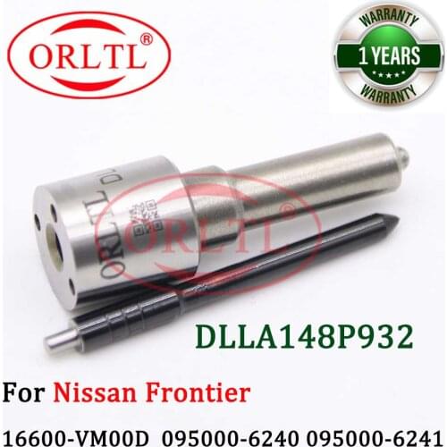 ORLTL DLLA148P932 Common Rail Injector Nozzle 148P932 Injector Nozzle for Nissan Frontier 095000-624 16600-VM00D