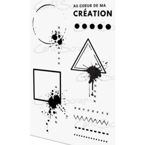 French Clear Silicone Rubber Stamp for DIY scrapbooking/photo album Decorative craft 3242